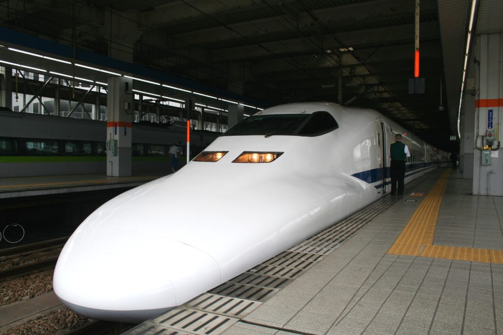 Schnellzug in Japan