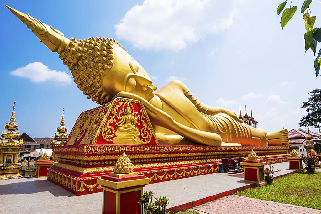 Vientiane Goldener Buddha
